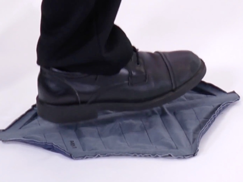 reusable snap shoe cover